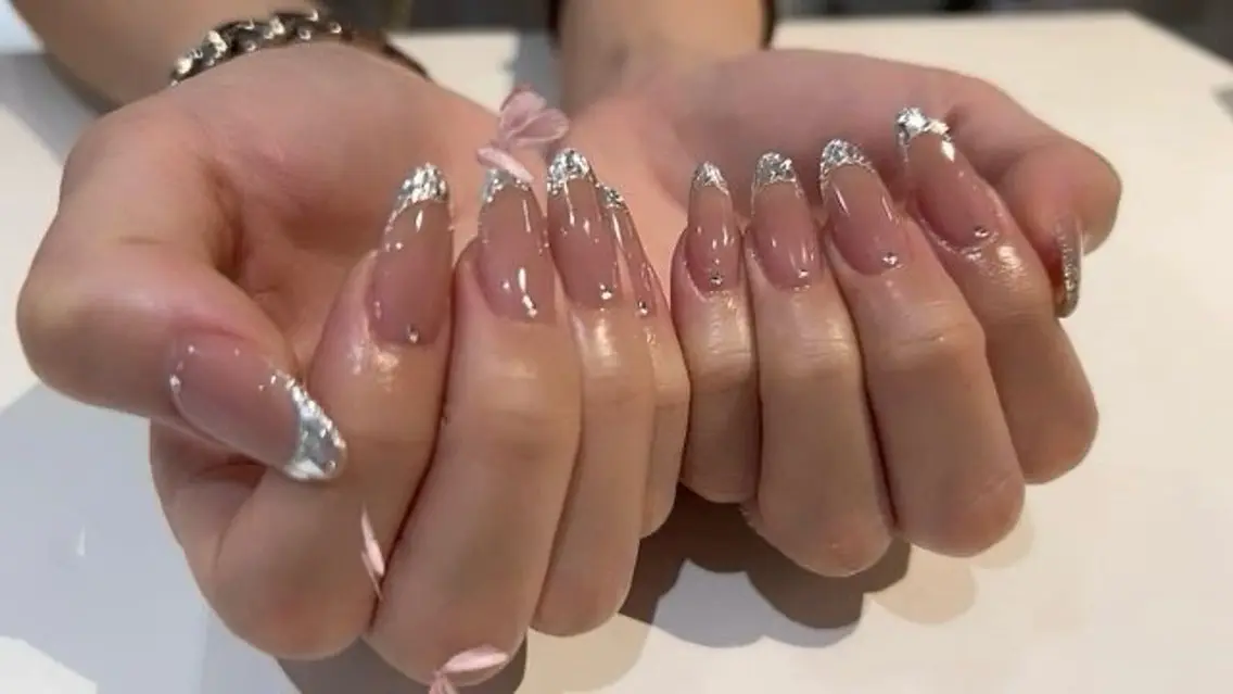 ネイル アートネイル 成人式 フレンチネイル ジェルネイル ニュアンスネイル ハンドネイル Belle Nail Salonのネイルデザイン