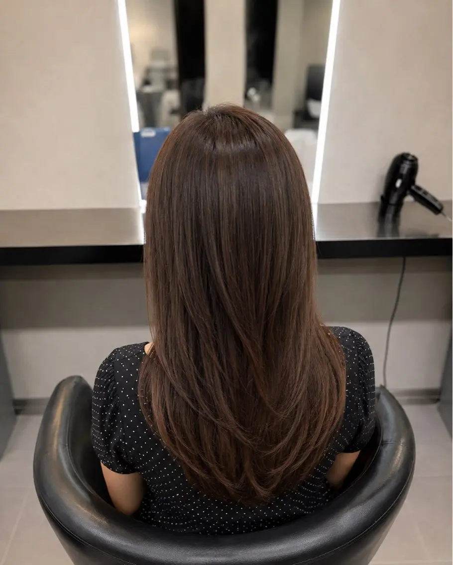 ミディアム カラー ブラウンカラー トリートメント 🌈ウルトワ水素 髪質改善naru🌈のヘアスタイル