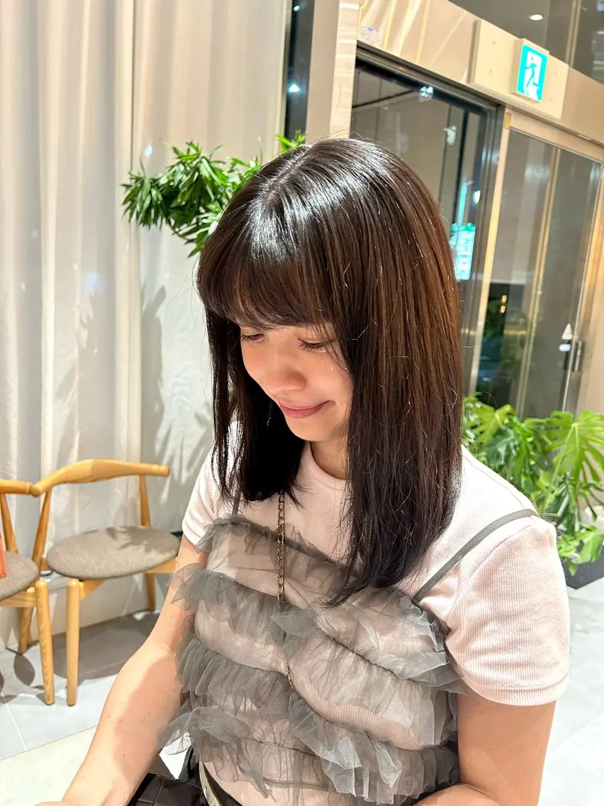 ロング カラー ヘアカラー トリートメント ヘアセット 垢抜け/レイヤー /艶カラー🪼風香のヘアスタイル