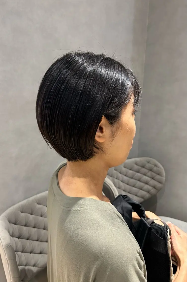 ショート 丸みショート ショートヘア カット 吉野 琴音のヘアスタイル