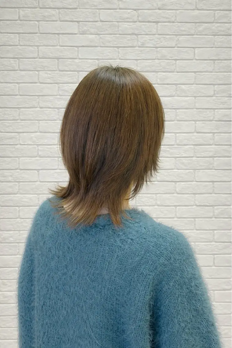 ブリーチなしワンカラー【ショート】              ☆肩上☆白髪染め不可の写真