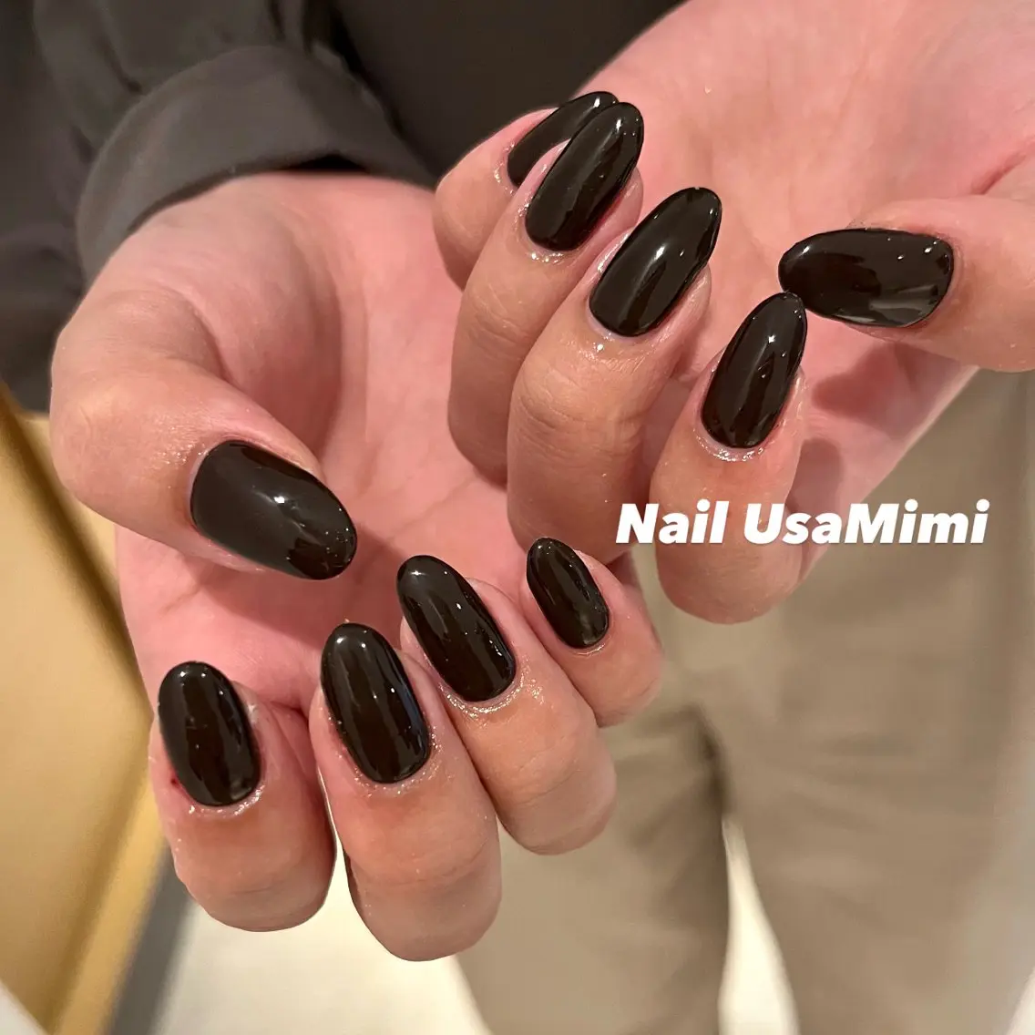 ネイル ブラウン ハンドネイル Nail bouquetのネイルデザイン