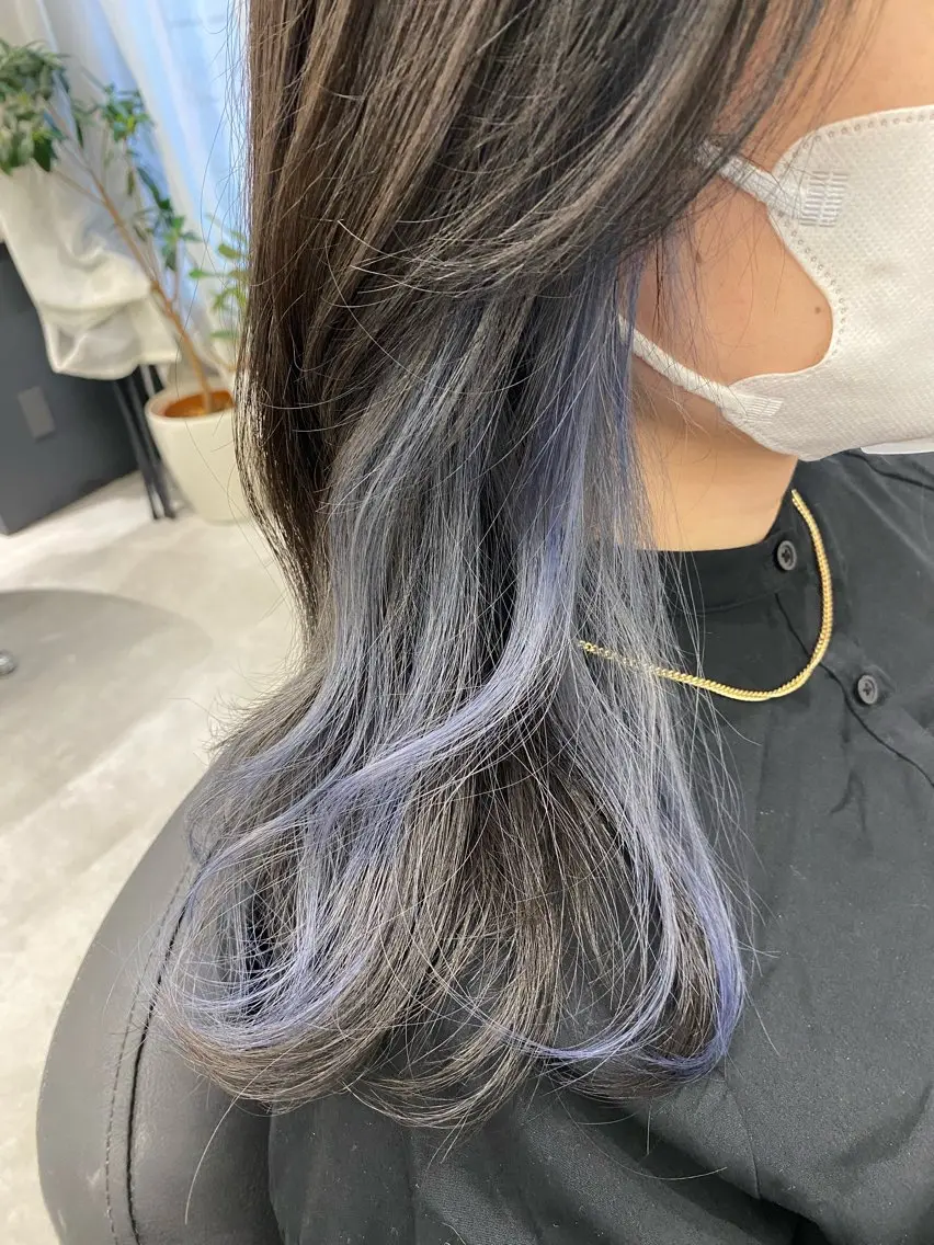 ミディアム ヘアカラー 西岡 あつみ/ 堀江美容室のヘアスタイル