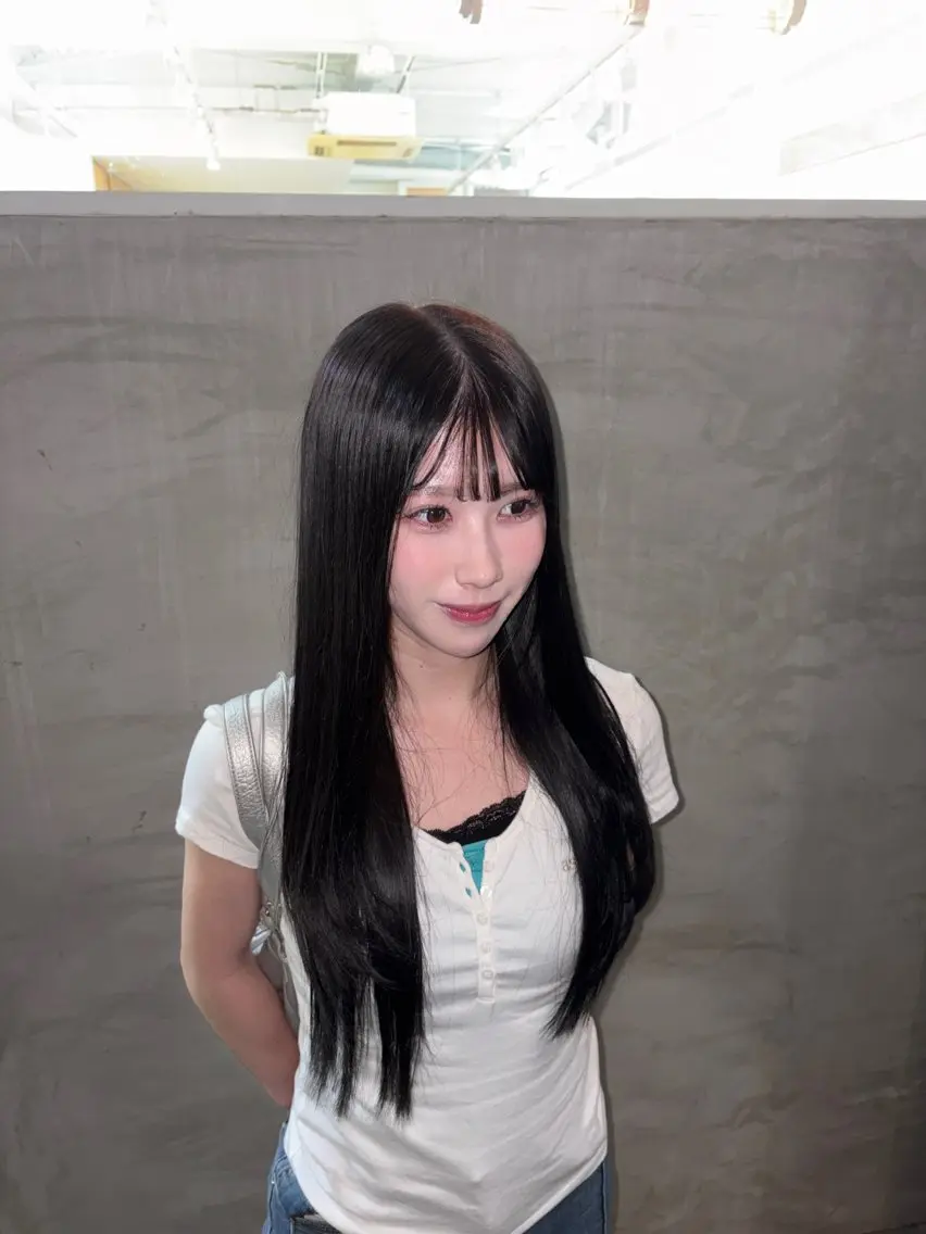 ロング カラー ヘアカラー ワ カのヘアスタイル