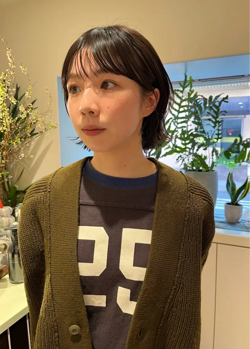 ショート カラー ボブ カット ヘアカラー トリートメント ヘアセット🎀パーマ Tsubasaのヘアスタイル