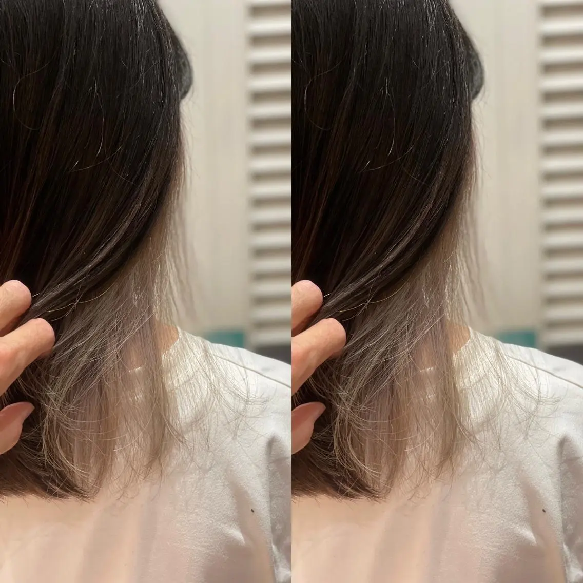 ロング カラー ベージュカラー ホワイトベージュ Snaly カラー特化ページのヘアスタイル
