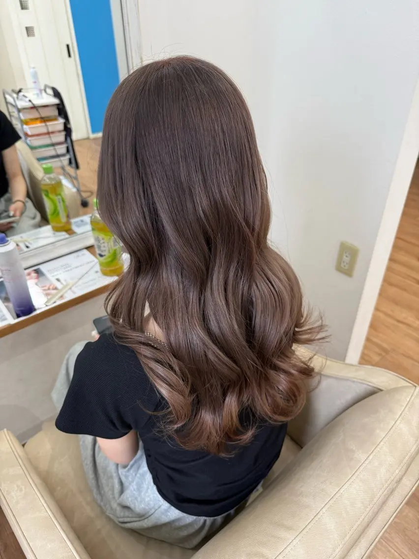 ロング カラー カット ヘアカラー fenice natsumiのヘアスタイル
