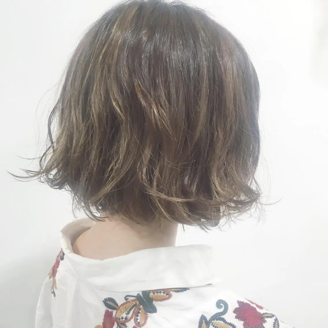ミディアム パーマ ミディアムパーマ ボブ 井上 美奈子のヘアスタイル