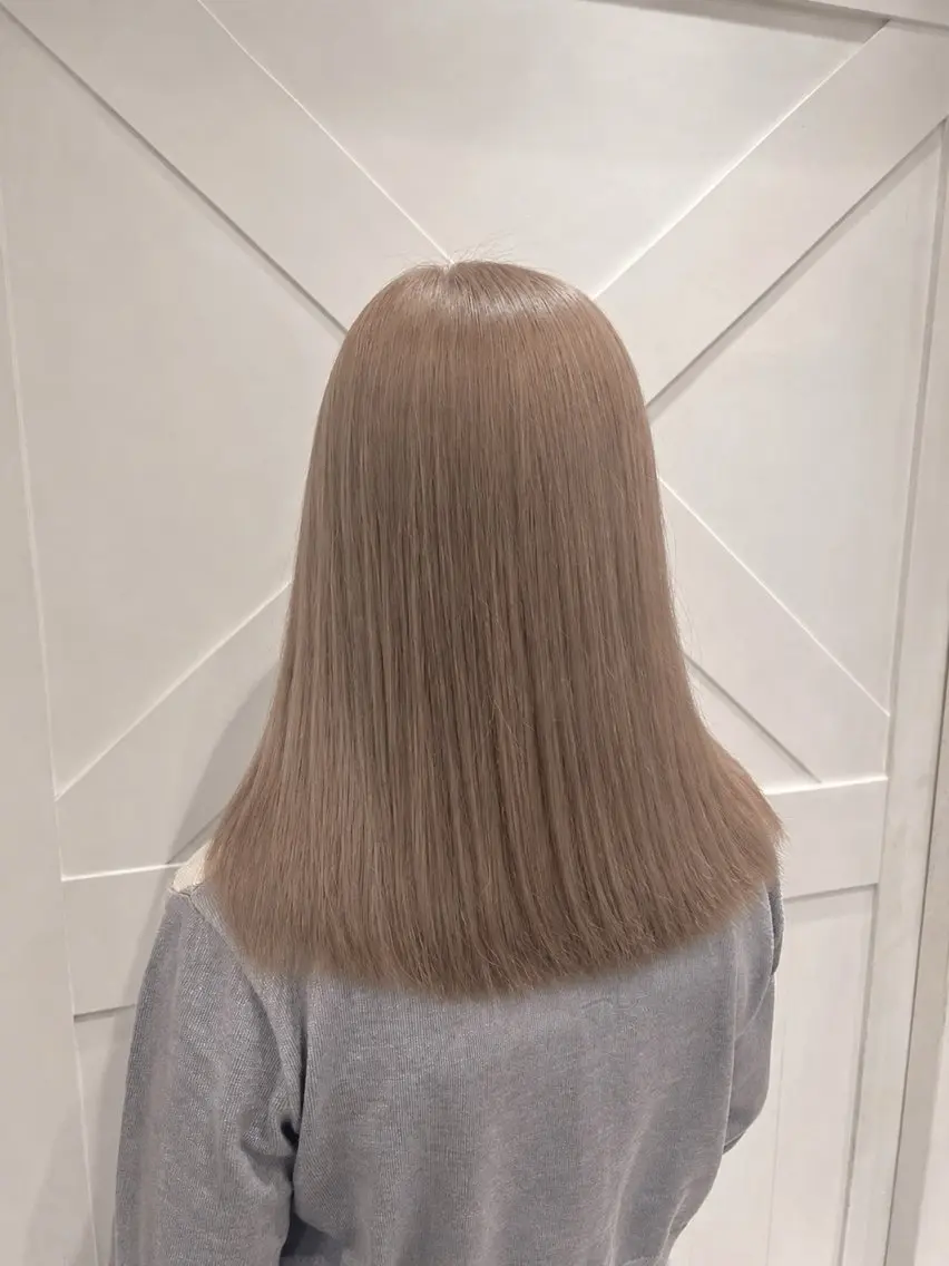 ロング カラー 横浜/ミルクティー カラー🤍みうのヘアスタイル