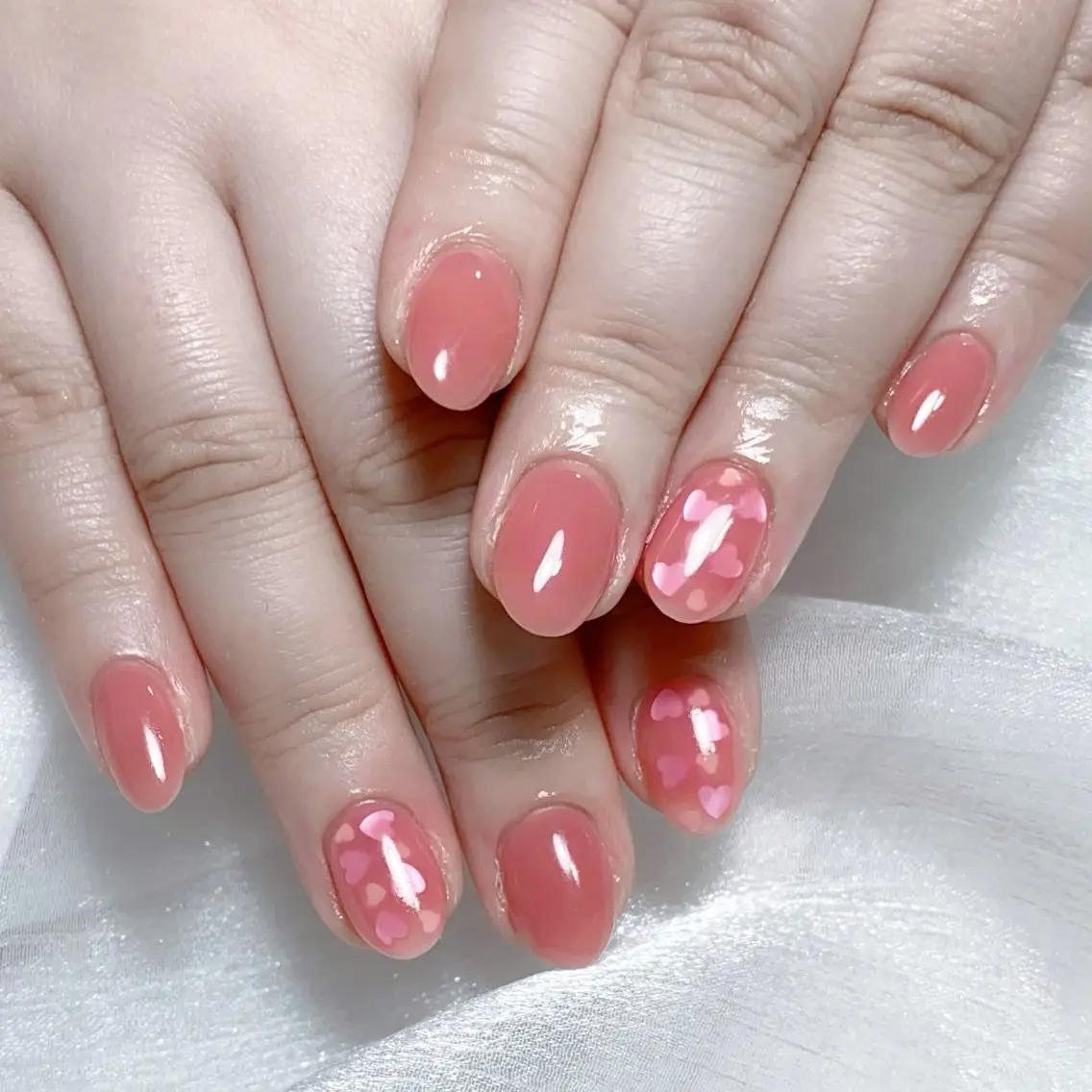 メンズ ネイル メンズ韓国風 アートネイル オーロラネイル ガーリー キラキラネイル ハンドネイル Nail salon 木にいるのネイルデザイン