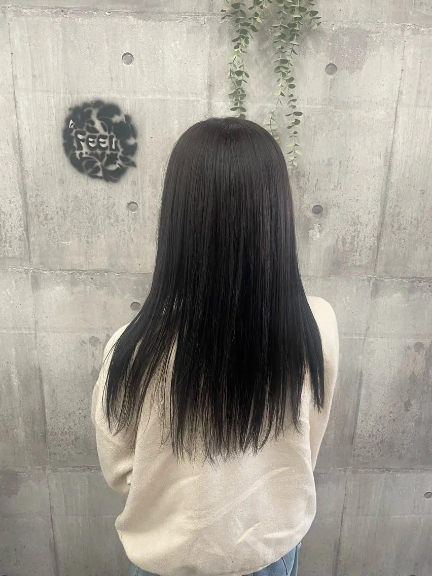 ロング 藤田 麗安のヘアスタイル
