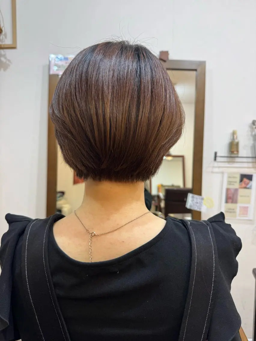 ショート ショートボブ ボブ ショートヘア 神谷 知紀のヘアスタイル