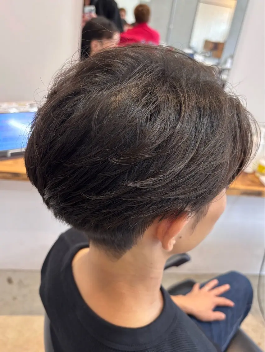 ショート メンズ カット 山中 帝耀 / カラーモデルのヘアスタイル
