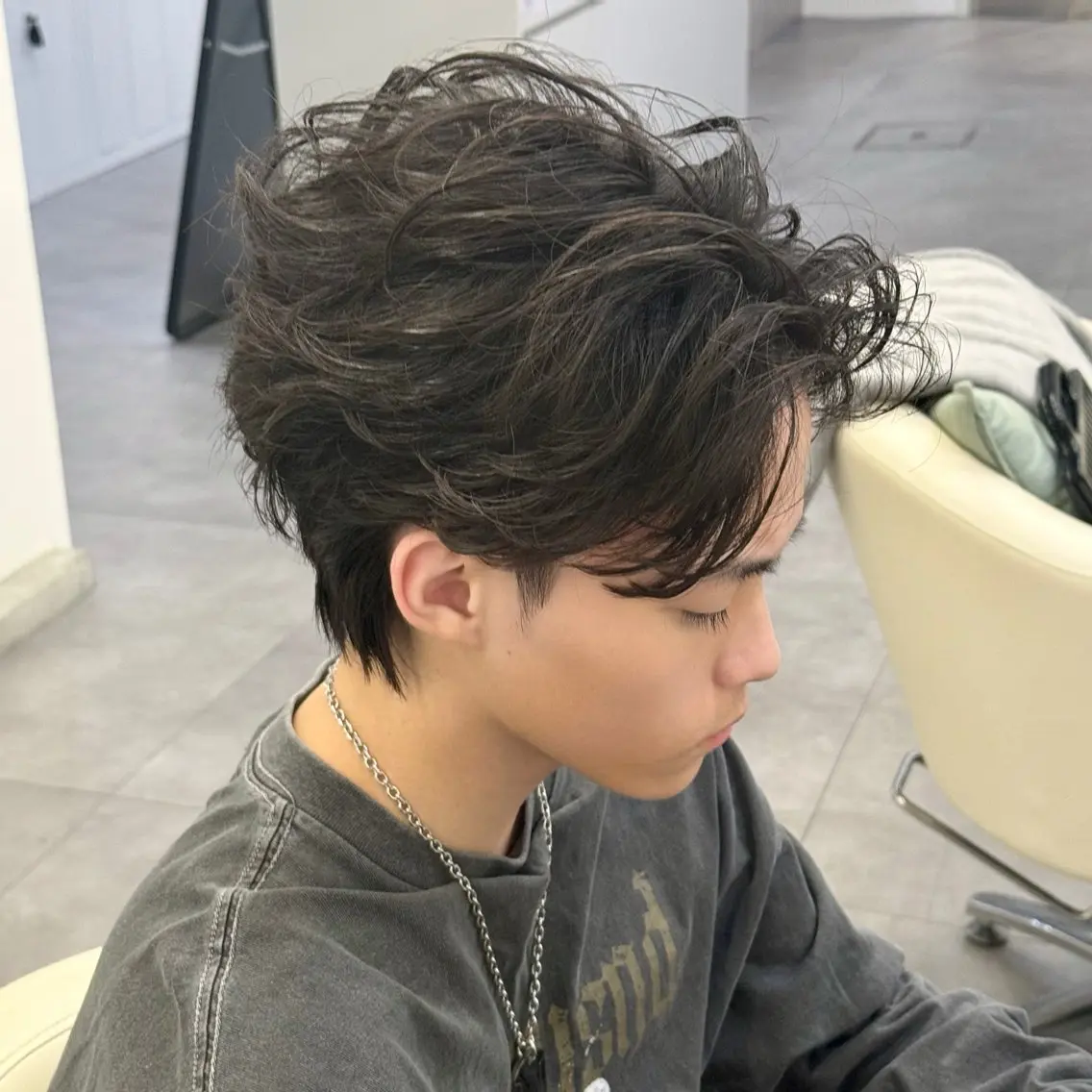 ショート メンズ カット ヘッドスパ 中谷大志朗 学割レイヤーカットのヘアスタイル