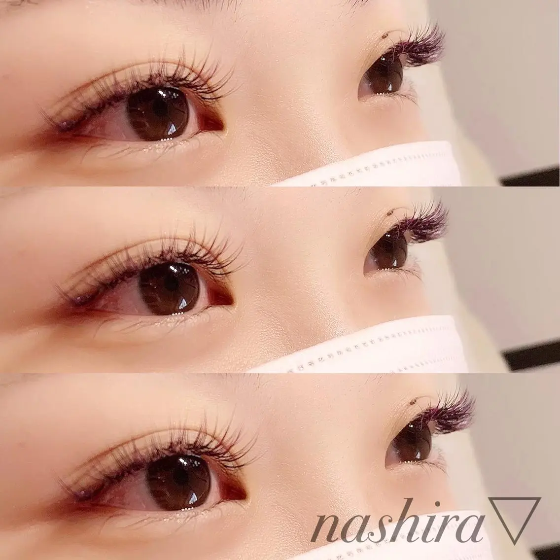 マツエク・マツパ Cカール カラーマツエク ナチュラル nashira恵比寿 まつ毛&眉毛サロンのマツエク・マツパデザイン