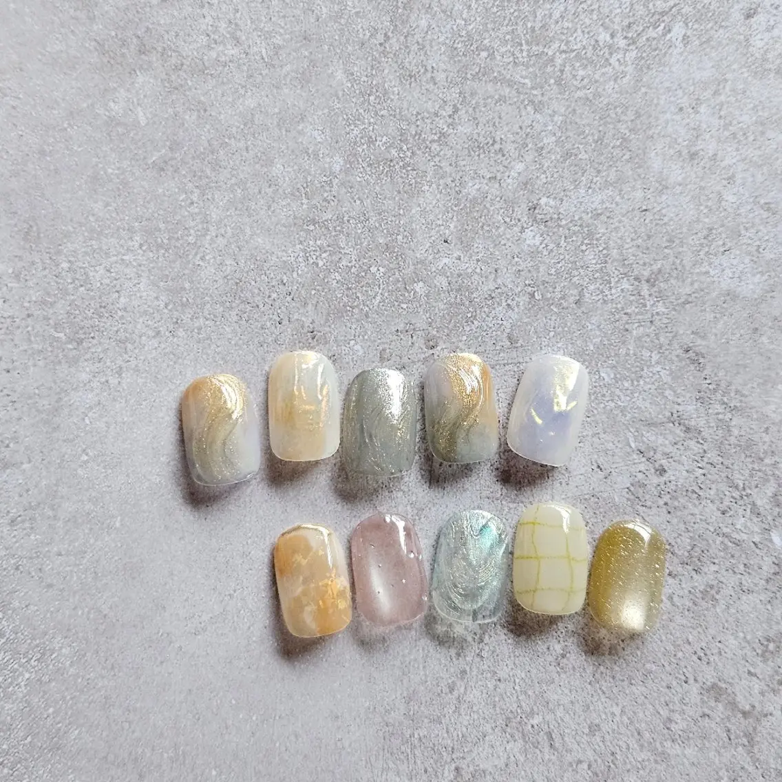 ネイル 夏ネイル ハンドネイル Nailsalon manoのネイルデザイン