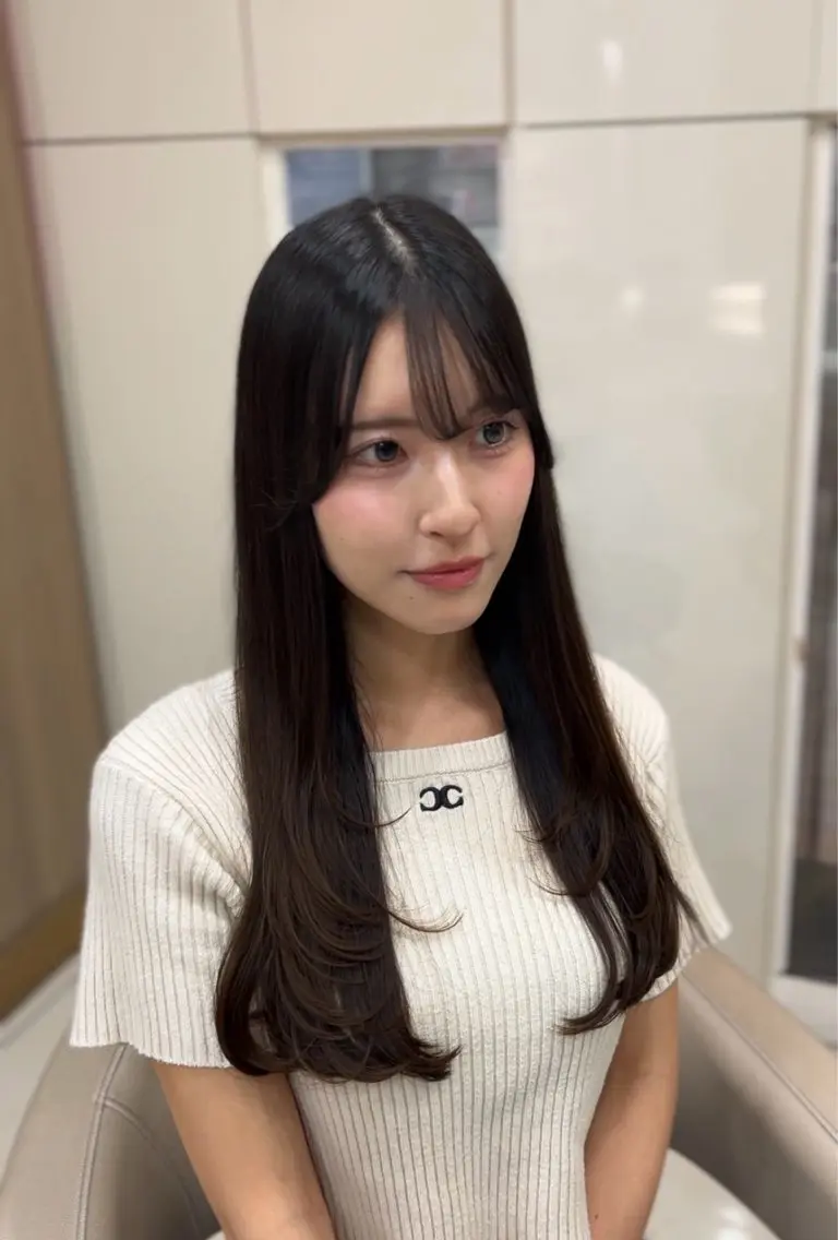 ロング カット 🎀さ こﾁ🎀のヘアスタイル