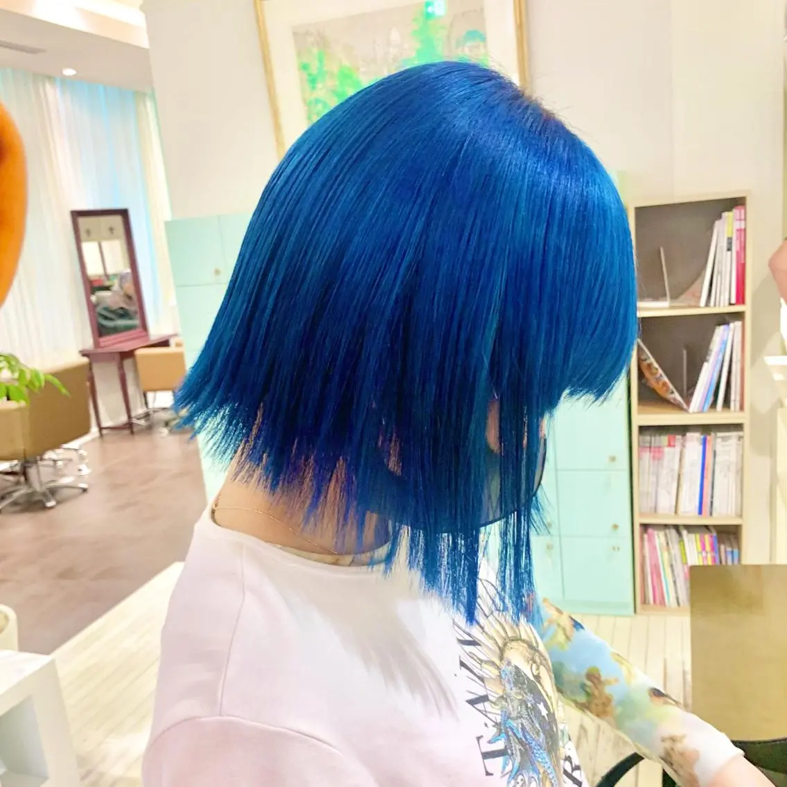 ミディアム カラー ヘアカラー トリートメント ヘアセット 🎀透明感 カラー🎀ミズキのヘアスタイル