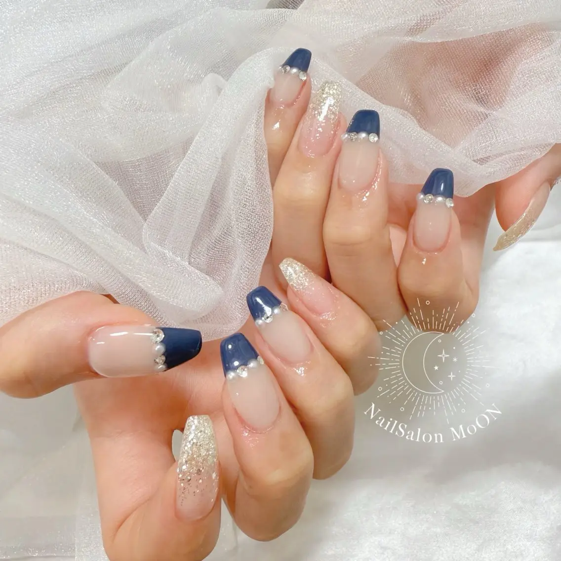 ネイル ハンドネイル ハンドケア MoON...❤︎ MeGuのネイルデザイン