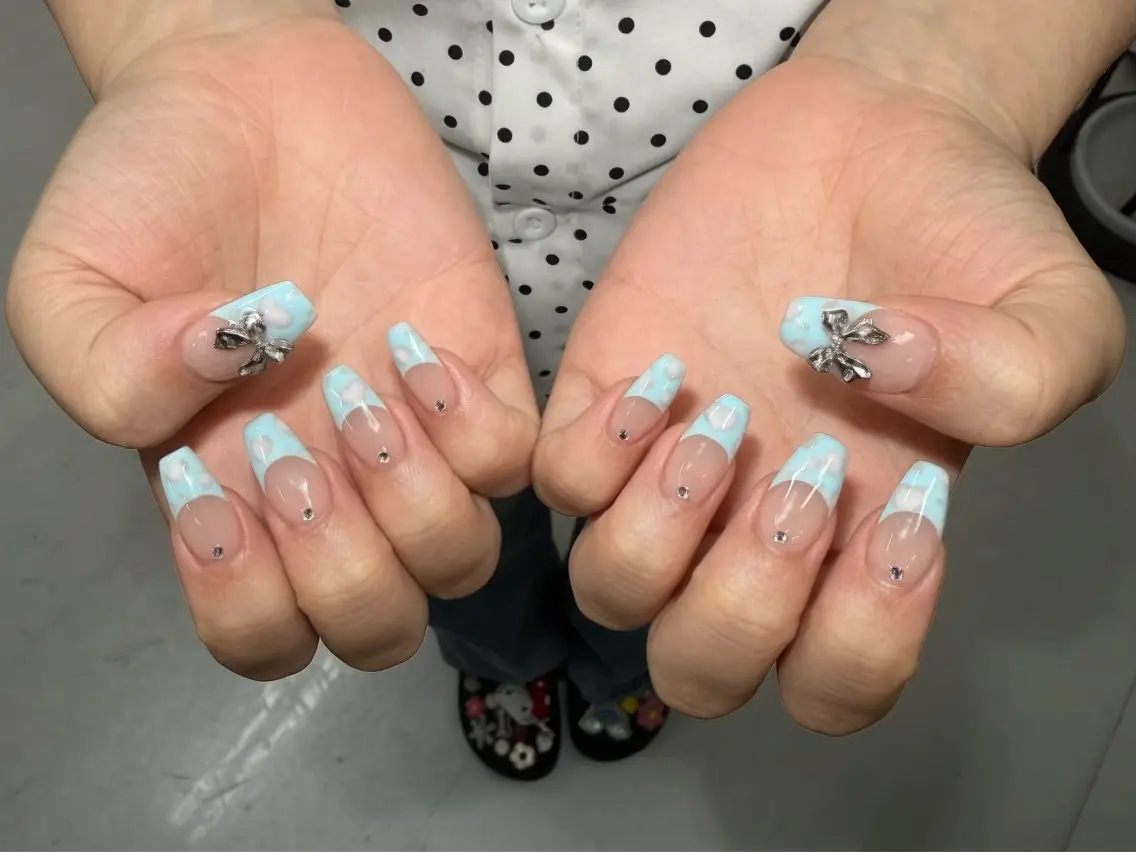 ネイル ハンドネイル NABI NAIL miharu🖤のネイルデザイン