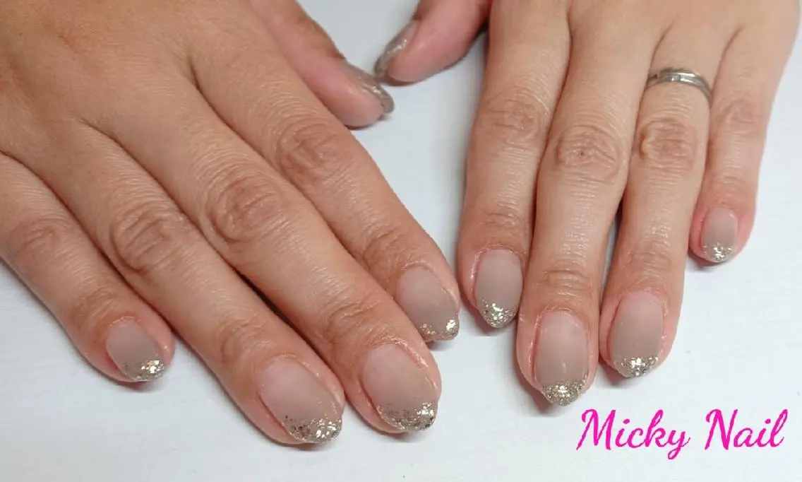 ネイル ラメ(グリッター) シルバー Micky nail chikushinoのその他イメージ