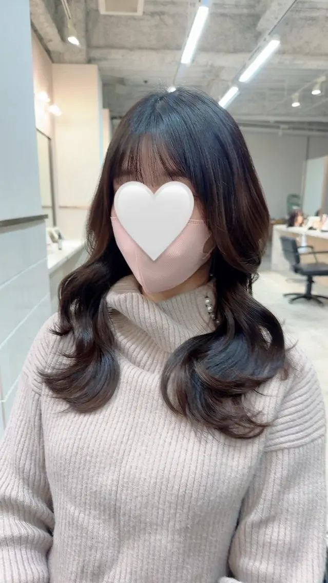ロング 田中俊　縮毛矯正 髪質改善のヘアスタイル