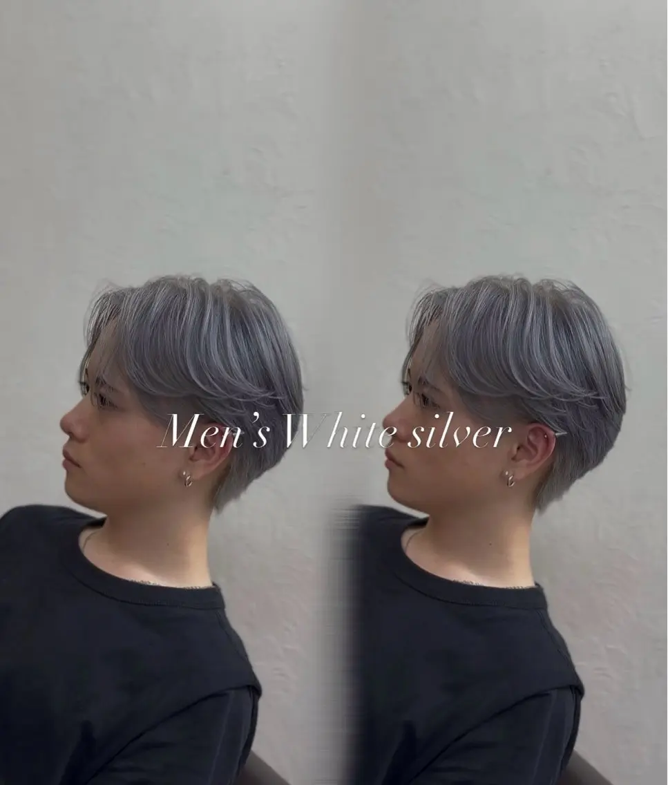 ショート カラー メンズ ヘアカラー 👑中野区美容師👑 /石塚恒太郎のヘアスタイル