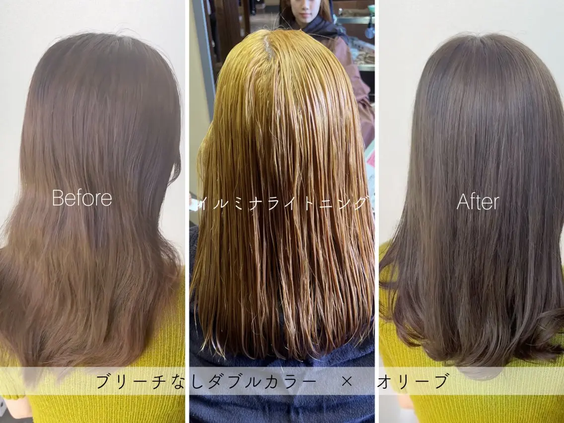 セミロング SARAJU 仁川店【カラー特化】のヘアスタイル
