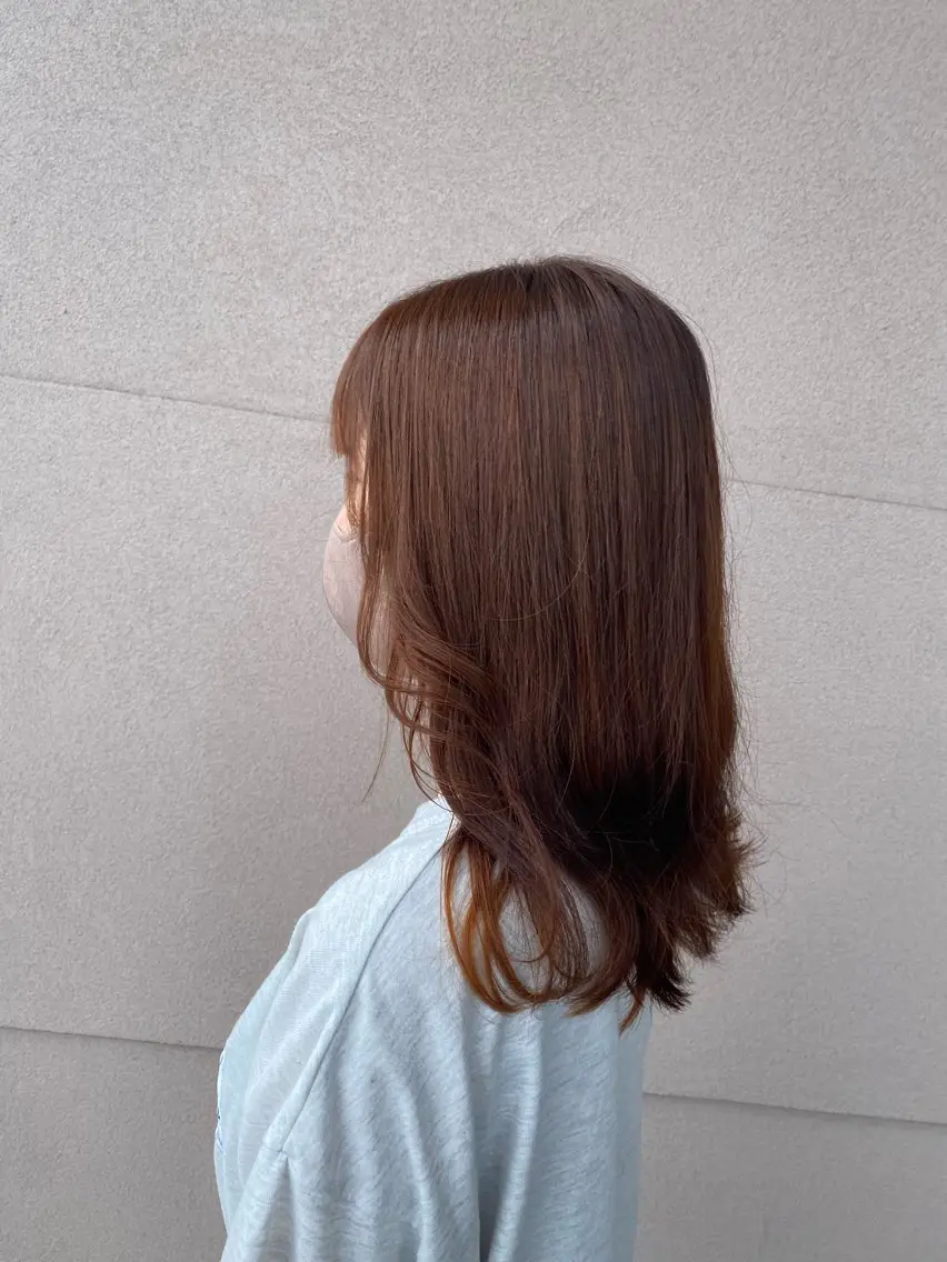 カラー ヘアカラー トリートメント Lien.AKI 透明感カラー🤍のヘアスタイル