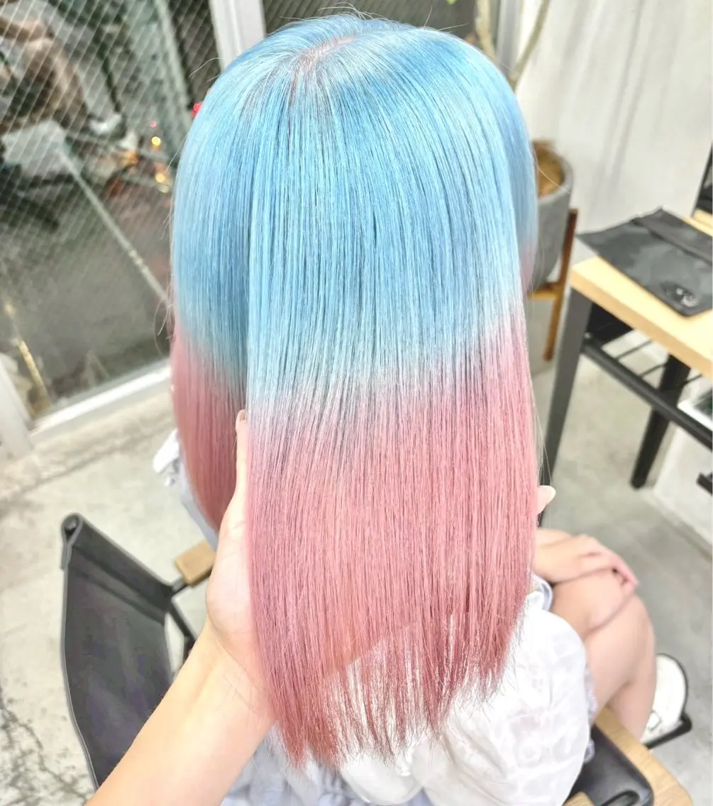 カラー ヘアカラー ハイトーンカラー/ hinata🪽のヘアスタイル