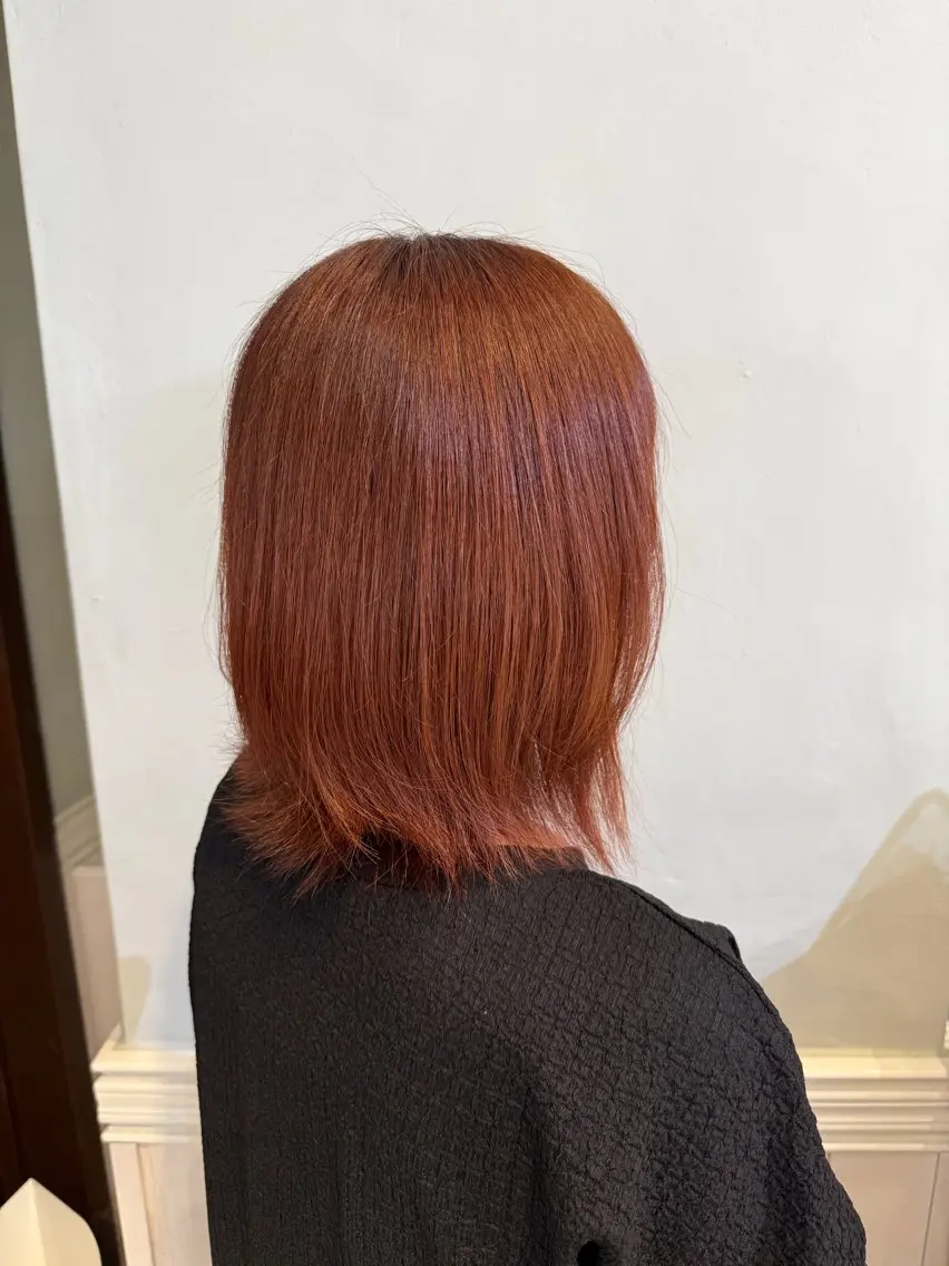 ミディアム ヘアカラー Lidee chiharuのヘアスタイル
