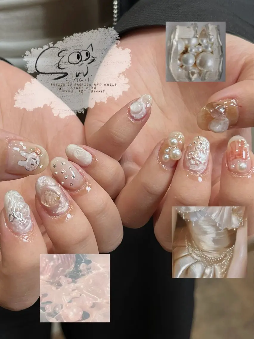 ネイル チークネイル フレンチネイル グラデーション マグネットネイル ワンカラーネイル S.nail _のネイルデザイン