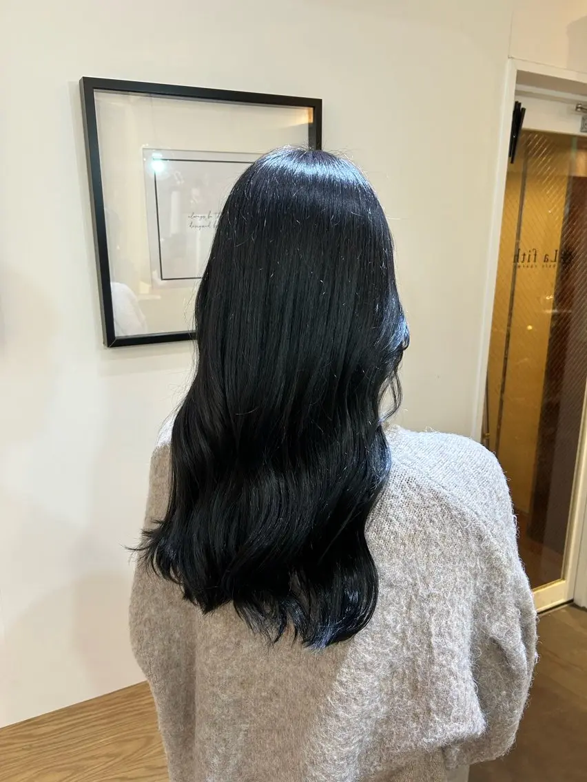 ロング カラー カット ヘアカラー 縮毛矯正 トリートメント ヘッドスパ 透明感/暖色カラー 💖【Misaki】のヘアスタイル
