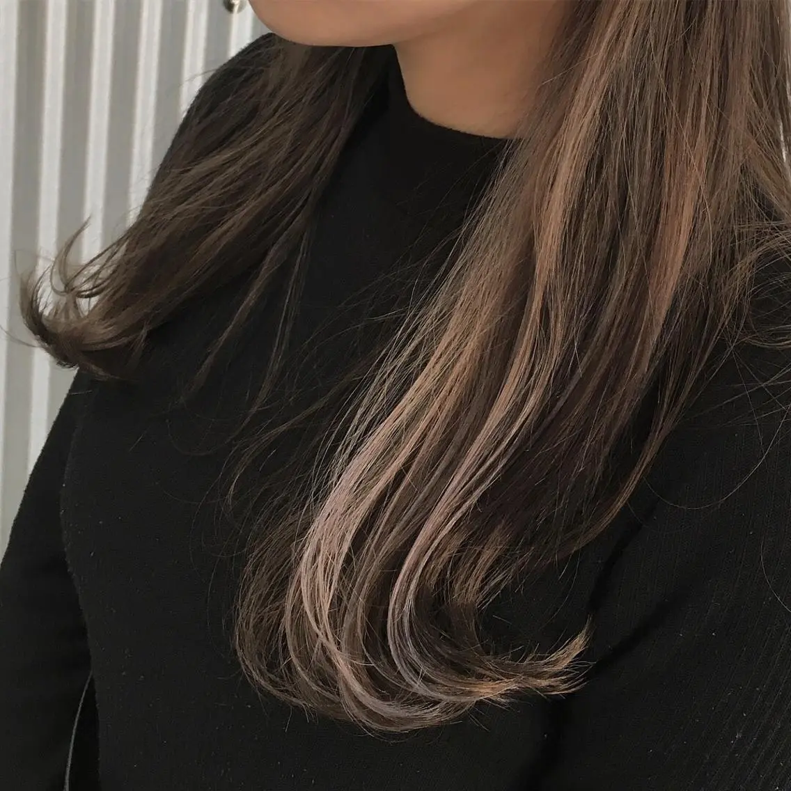 ロング カラー インナーカラー LoRE hair 四条河原町 西尾友里のヘアスタイル