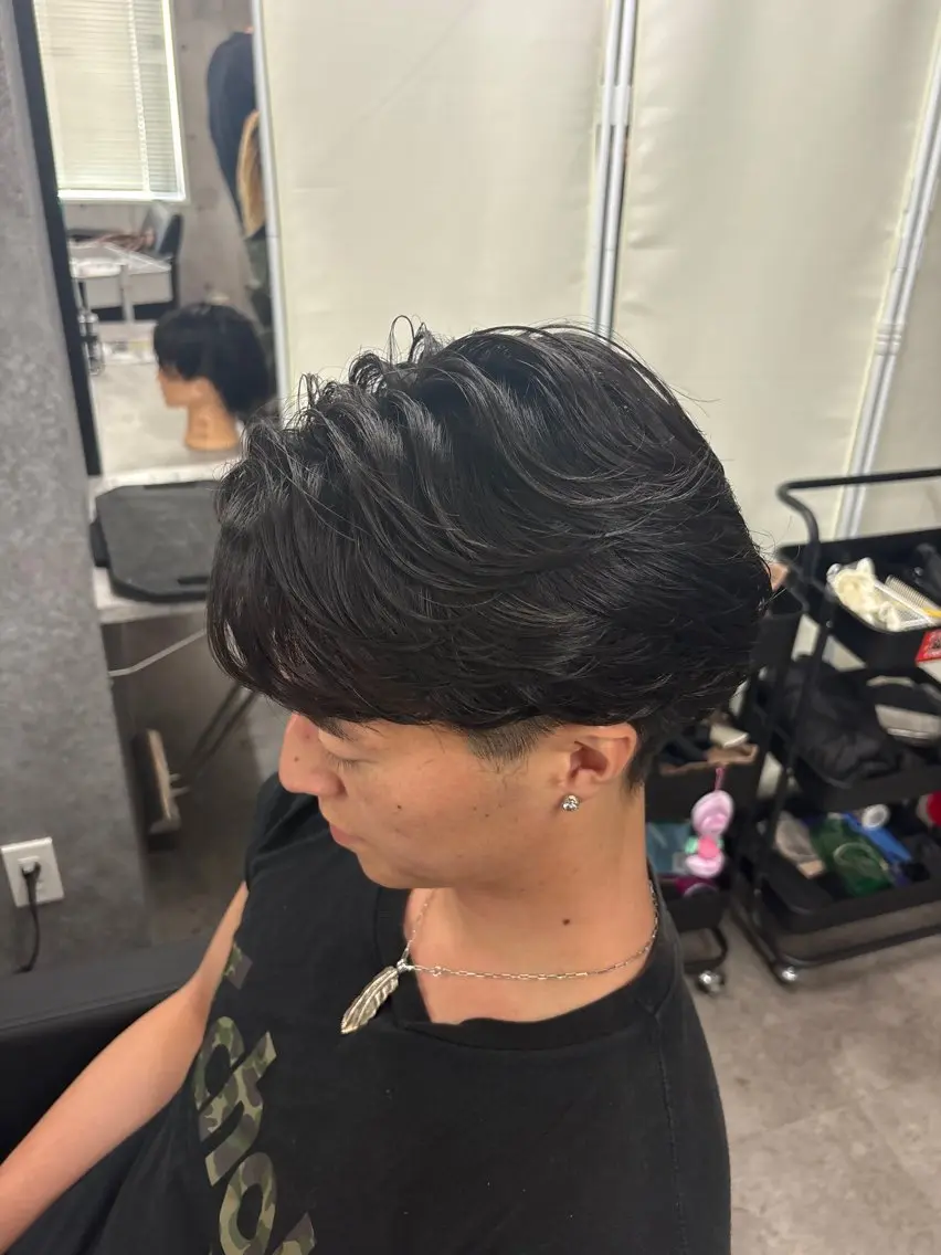 パーマ メンズ カット パーマ 🌱立川【縮毛矯正】 璃音🌱のヘアスタイル