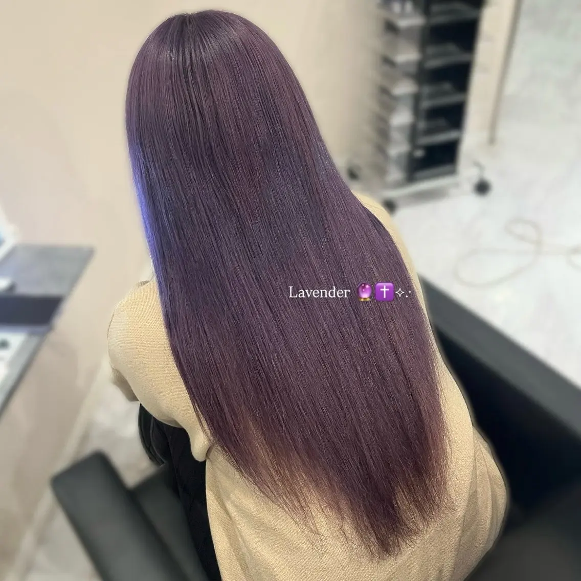 ロング カラー ヘアカラー 透明感カラー🪼🩵 𝐑𝐢𝐧のヘアスタイル
