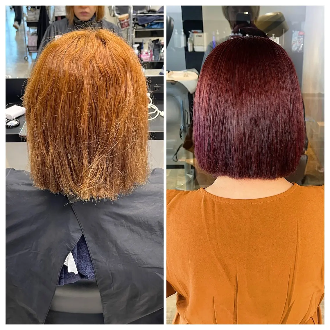 ショート 縮毛矯正 トリートメント ヘアカラー 縮毛矯正 トリートメント け んブリーチ縮毛矯正のヘアスタイル