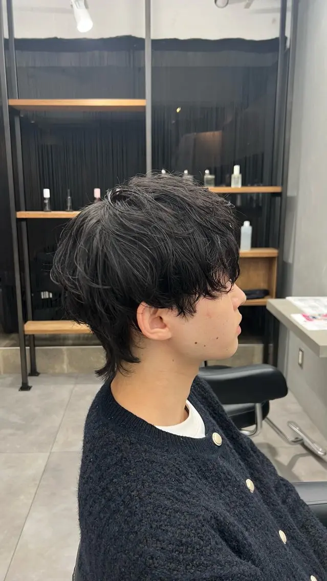 メンズ メンズウルフカット ウルフカット 【OVARL】メンズ 特化/さかしょーのヘアスタイル