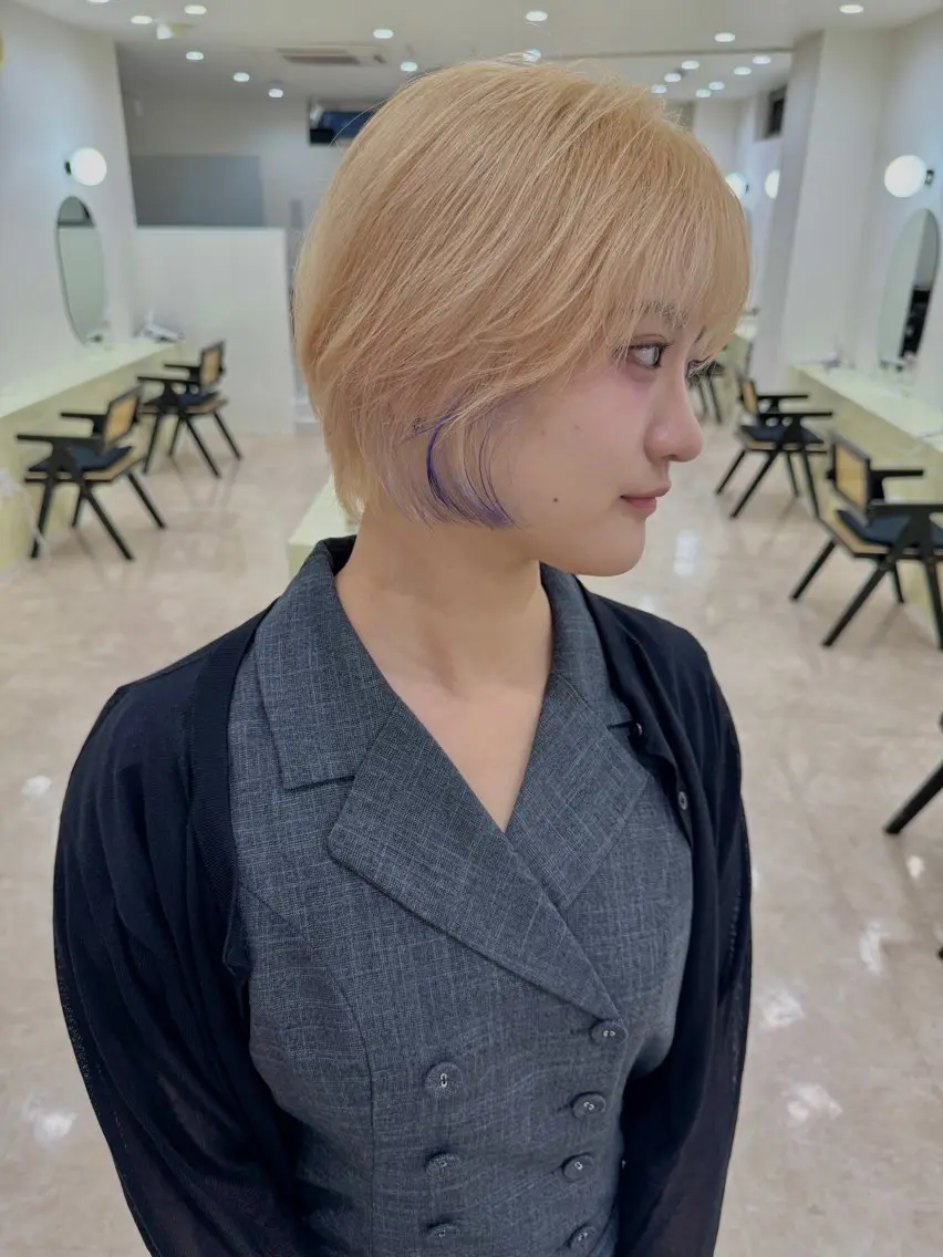 ショート カラー カット ヘアカラー パーマ 縮毛矯正 トリートメント 似合わせ提案美容師| コイデリュウセイのヘアスタイル