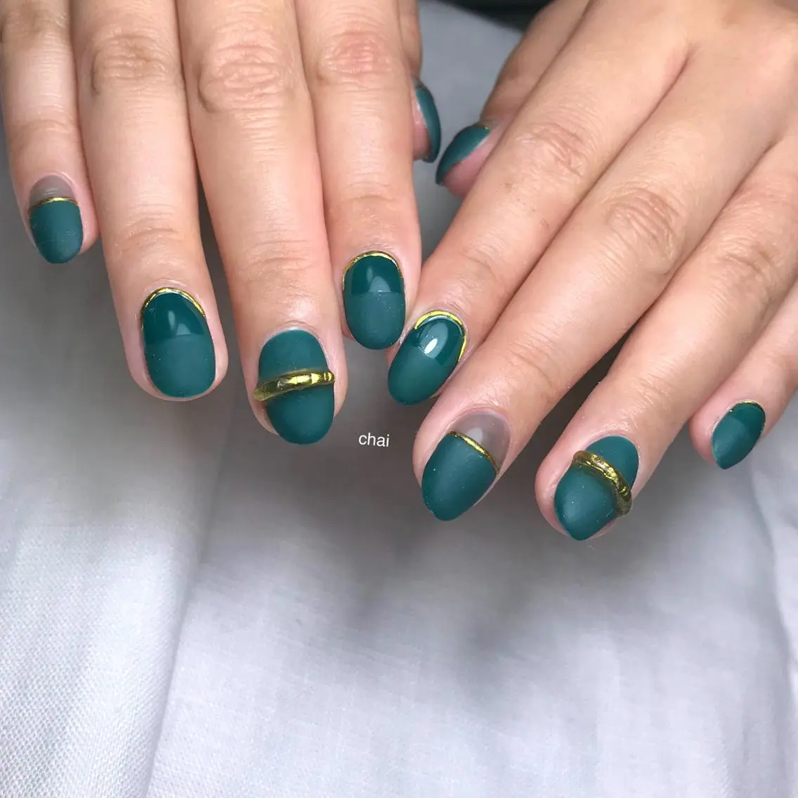 ネイル ハンドネイル chai nail _ai📍鶴橋のマツエク・マツパデザイン