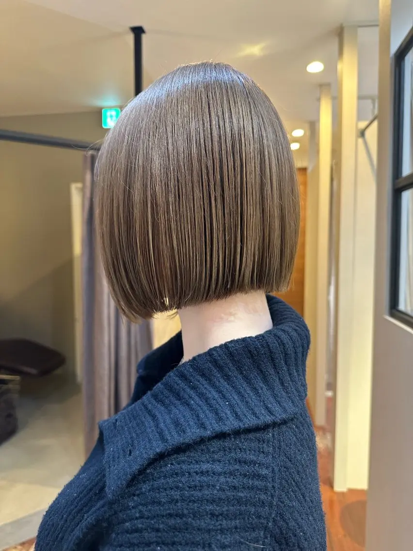 ショート ボブ momo 札幌美容師のヘアスタイル