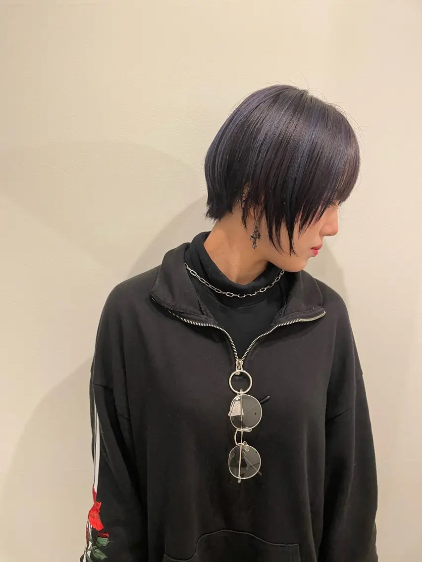 ショート カラー ショートボブ ボブ ショートヘア カット ニュアンスカラー🫧 加納のヘアスタイル