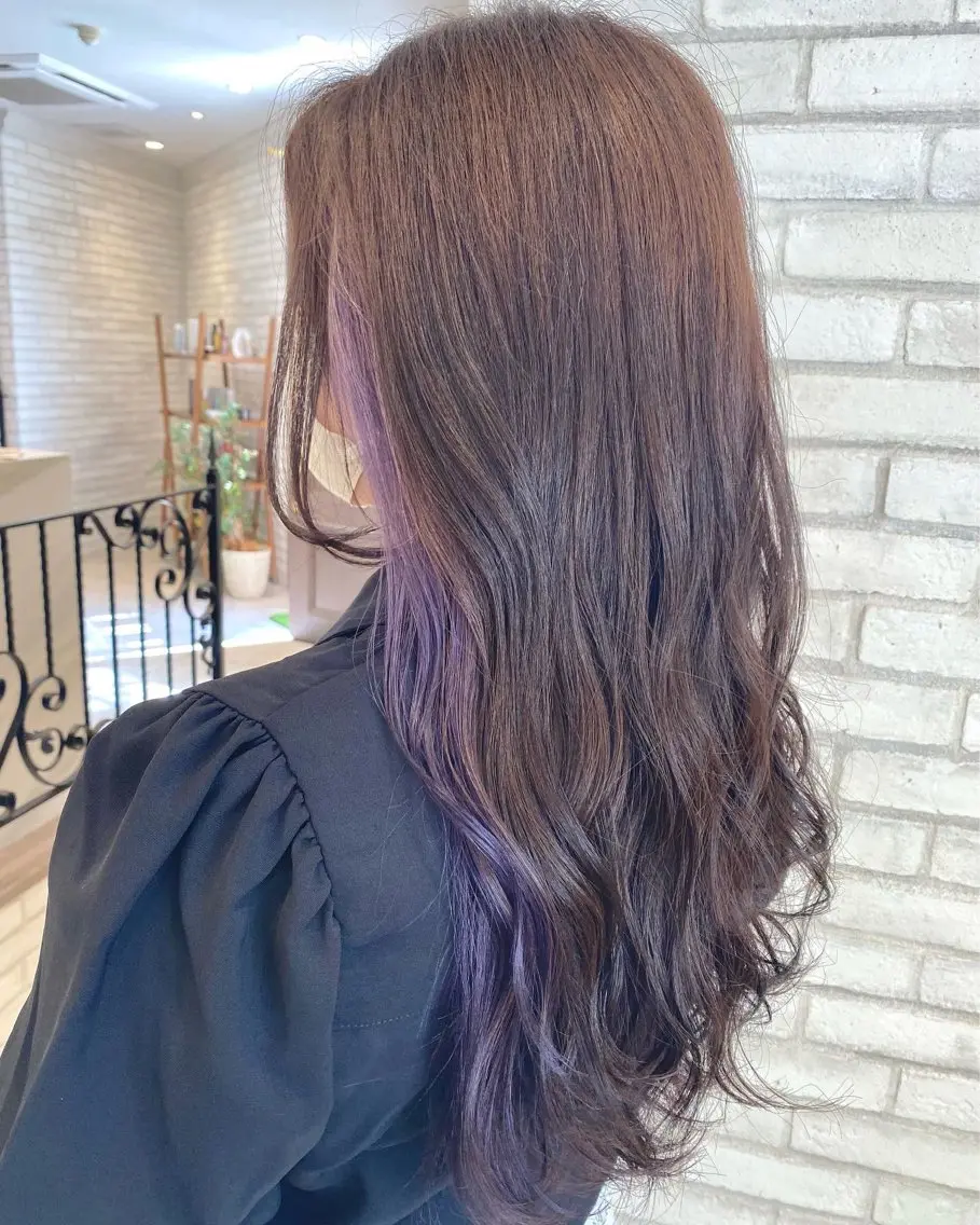 ロング カラー インナーカラー 原宿パーソナルカラー 診断／KAE✨🧚のヘアスタイル
