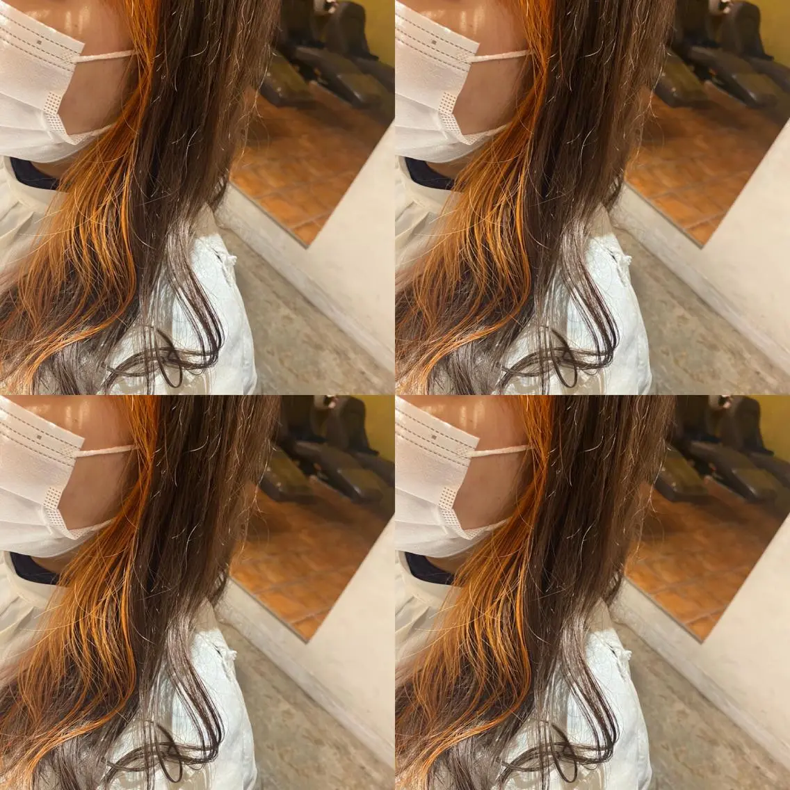 セミロング カラー カット ヘアカラー トリートメント レイヤー×艶髪特化 マネージャー安藤光司のヘアスタイル