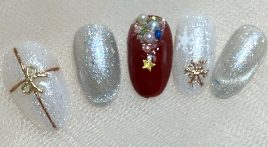 ネイル 冬ネイル クリスマス Pretty Nail Salonのネイルデザイン
