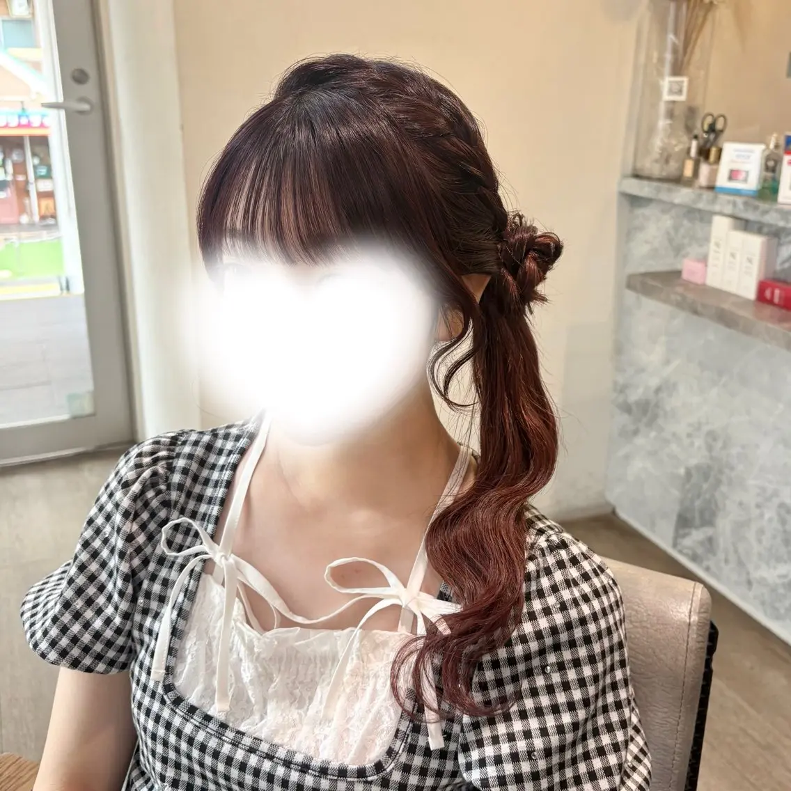 ヘアアレンジ ヘアセット ゆ ののヘアスタイル