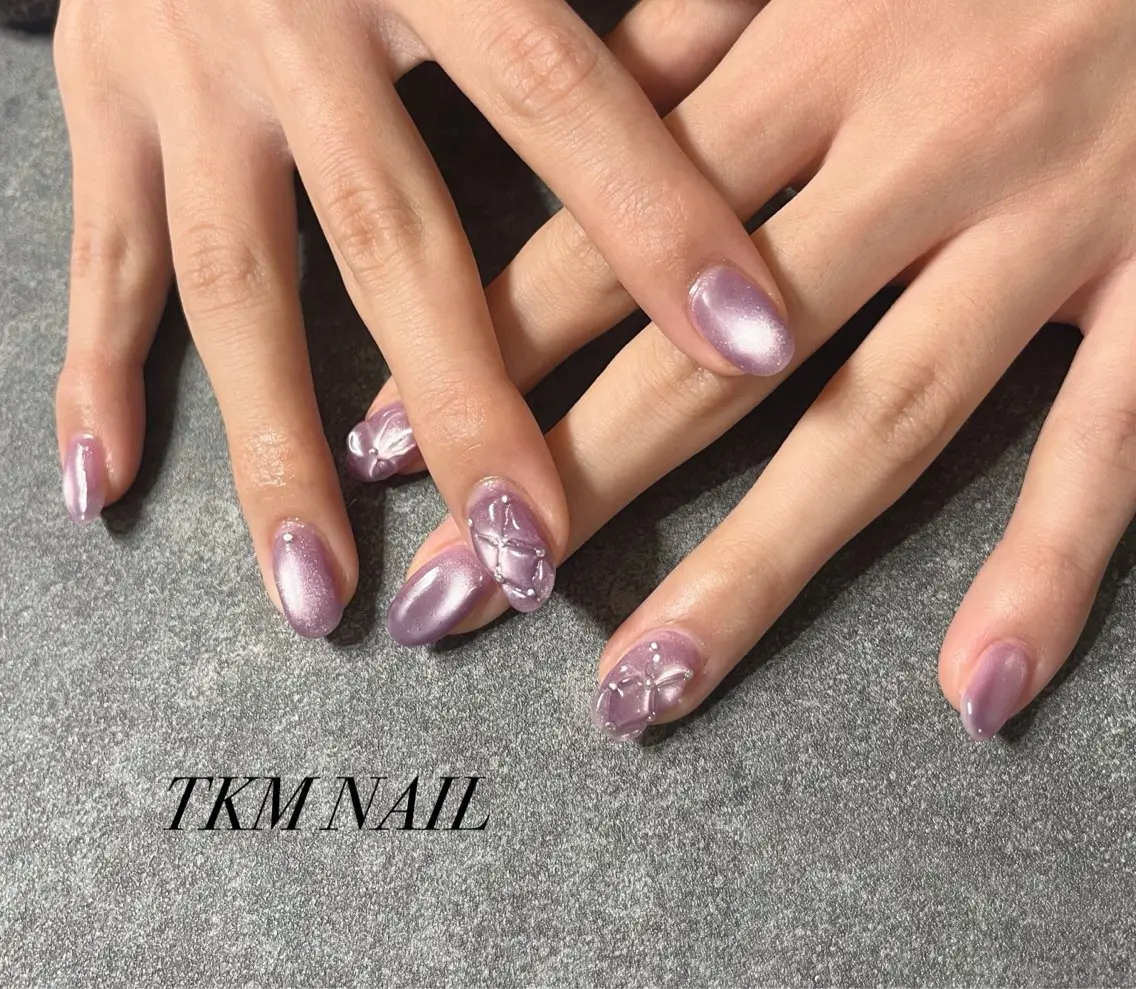 ネイル シンプルネイル ハンドネイル フットネイル ______ TKM  NAILのネイルデザイン