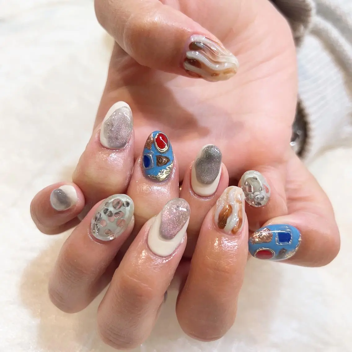 ネイル ニュアンスネイル nailist yuiのネイルデザイン