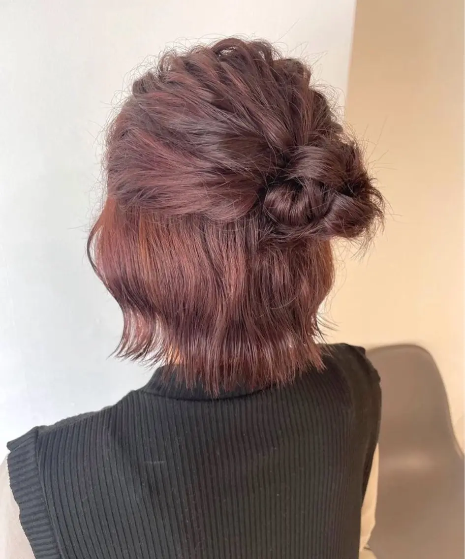ショート カラー ヘアカラー perk*° ANZUのヘアスタイル
