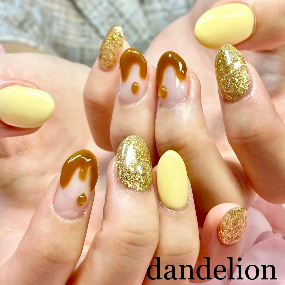 ネイル ハンドネイル ハンドケア dandelion ダンデライオンのネイルデザイン